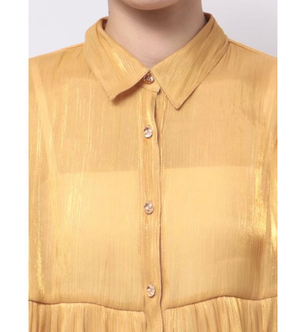 jouetie「ボリュームスリーブシアーシャツ」|シャツ・ブラウス|