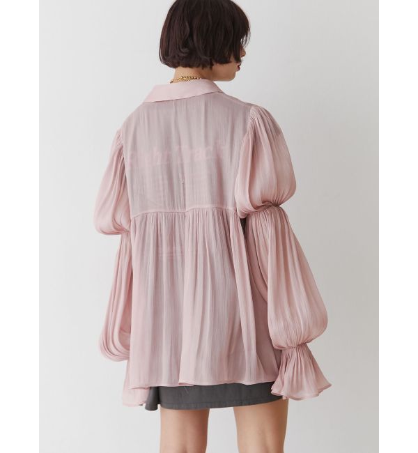 jouetie「ボリュームスリーブシアーシャツ」|シャツ・ブラウス|