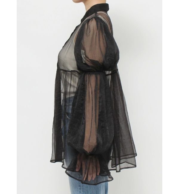 jouetie「ボリュームスリーブシアーシャツ」|シャツ・ブラウス|