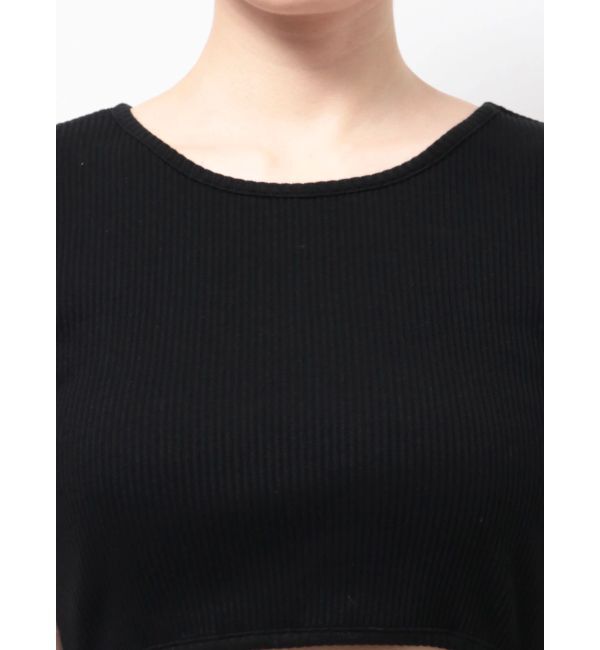 GYDA「WAIST OPEN 2WAYテレコワンピース」|ワンピース|