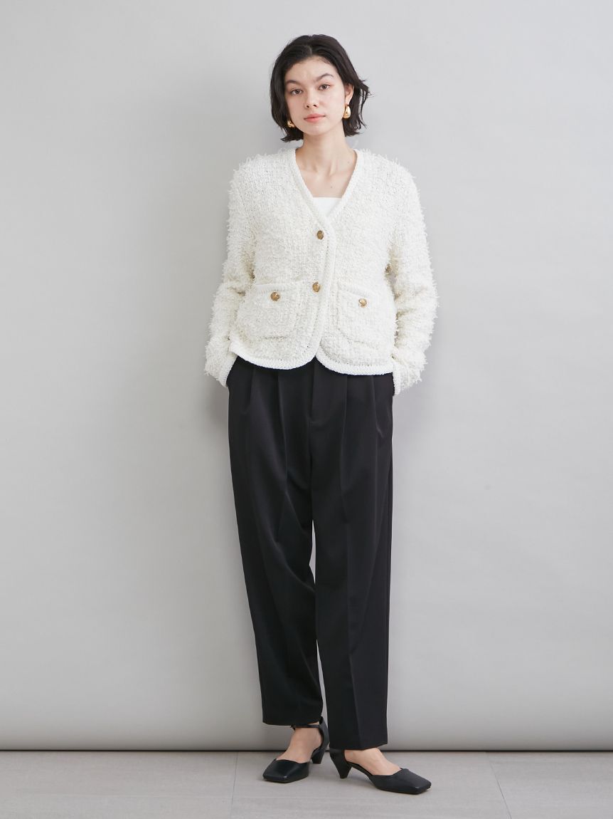 Mila Owen「２タックテーパードパンツ」|チノ|