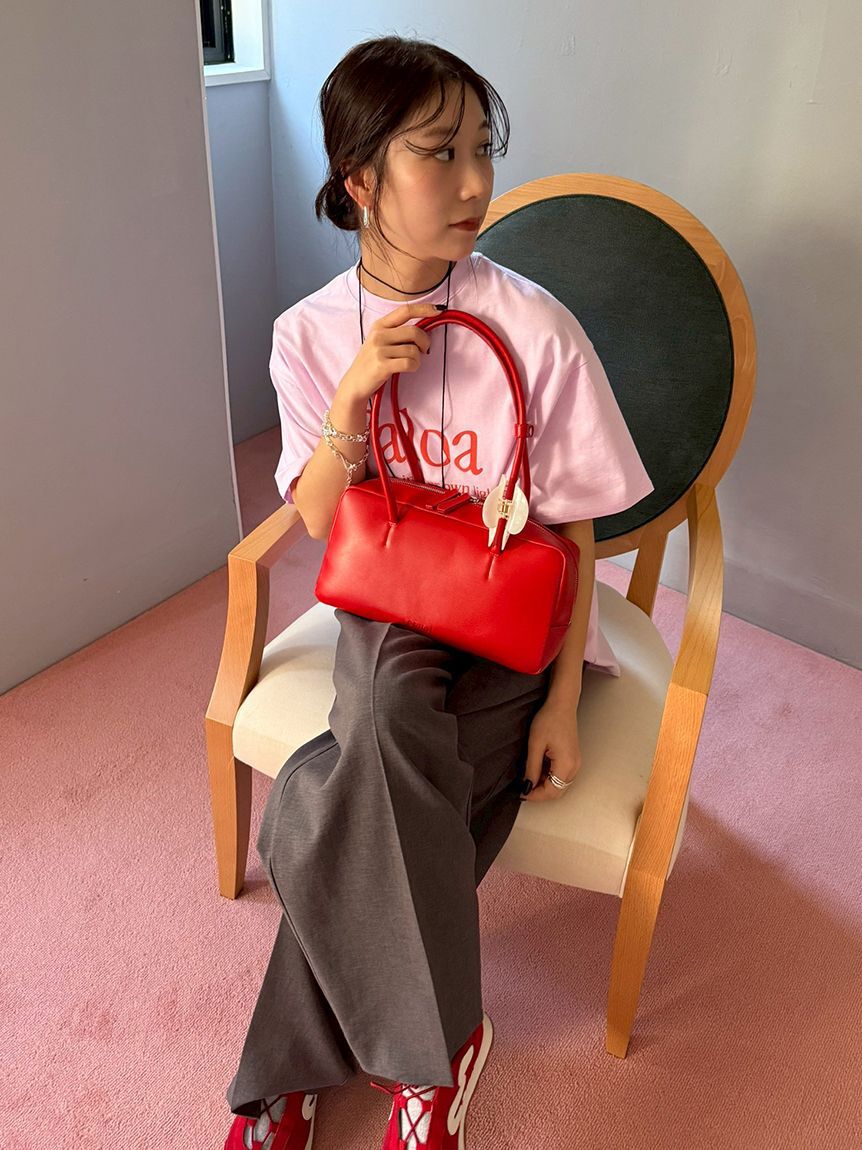 emmi atelier「レザーボストンバッグ」|ボストンバッグ|