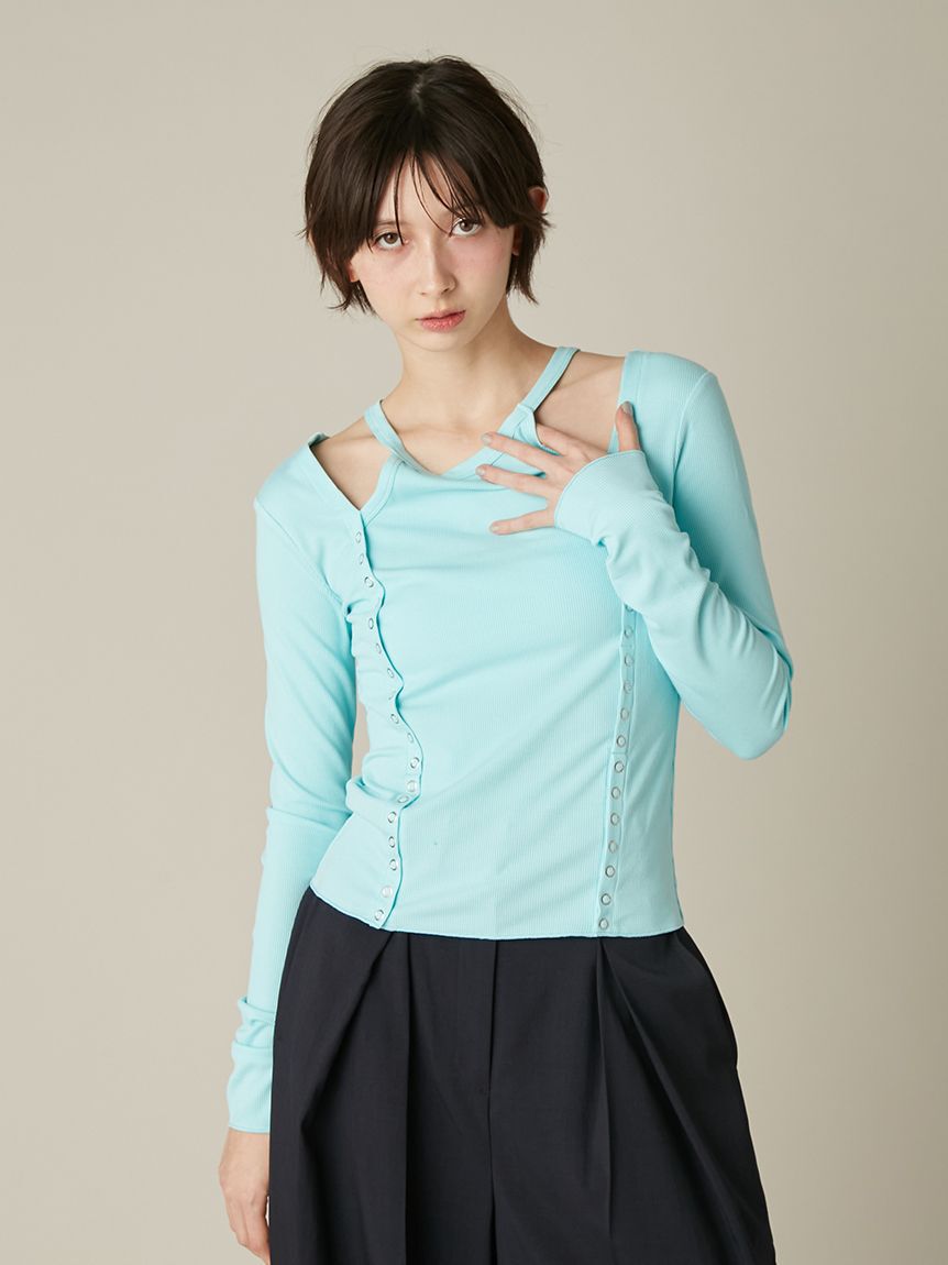 FURFUR「カットアウトデザインプルオーバー」|Tシャツ・カットソー|