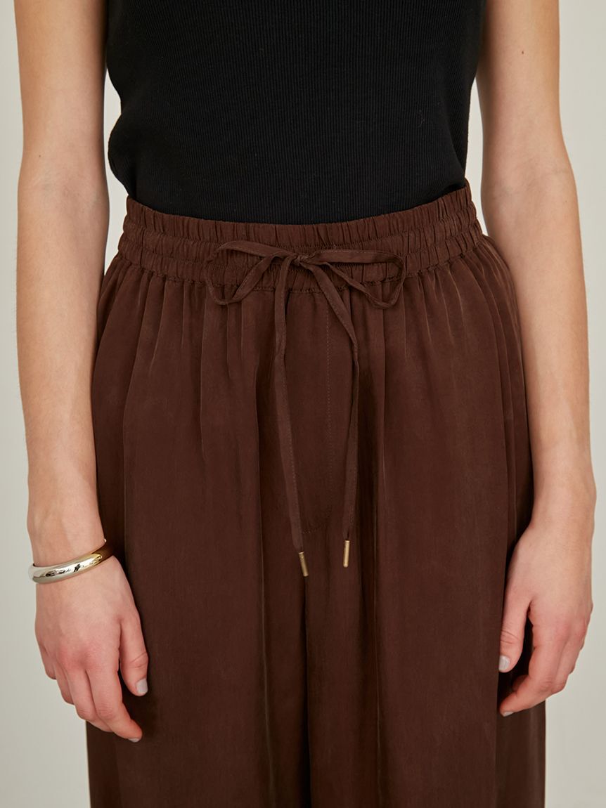 styling/「【セットアップ対応】ワイドタックドローストリングパンツ」|チノ|