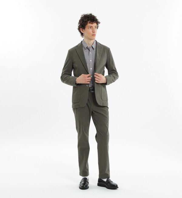 MACKINTOSH PHILOSOPHY「トリコットコーデュロイ イージーパンツ」|スラックス|