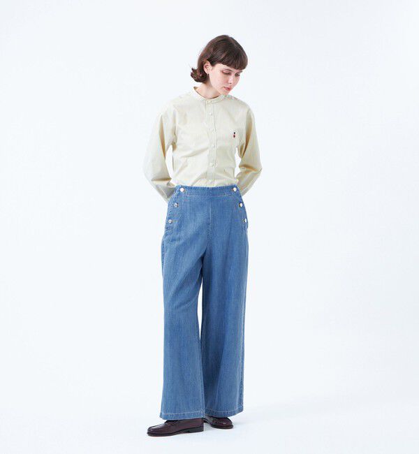 MACKINTOSH PHILOSOPHY「コットンリネンデニムマリンパンツ」|デニム|