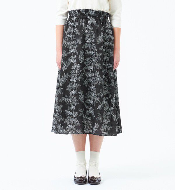 MACKINTOSH PHILOSOPHY「ドローイングフラワーギャザースカート」|スカート|