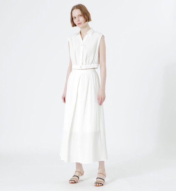  「ショートノースリーブブラウス」|シャツ・ブラウス|