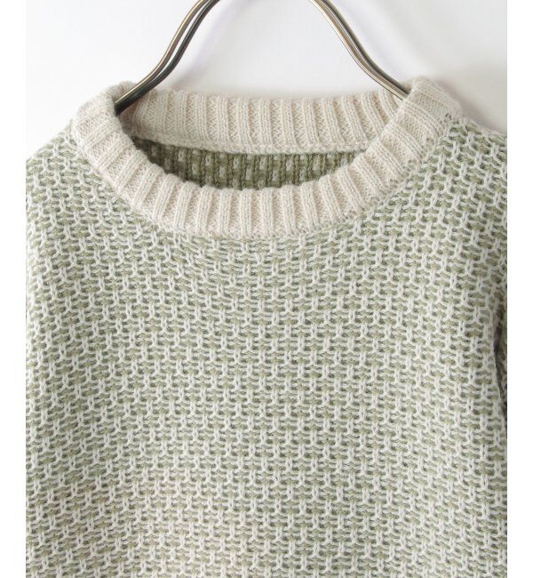 ikka kids「【親子おそろい】幾何ジャガードニットプルオーバー（120~160cm）」|その他|