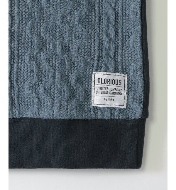 ikka kids「ケーブルニットソーブロックストレーナー（120~160cm）」|Tシャツ・カットソー|