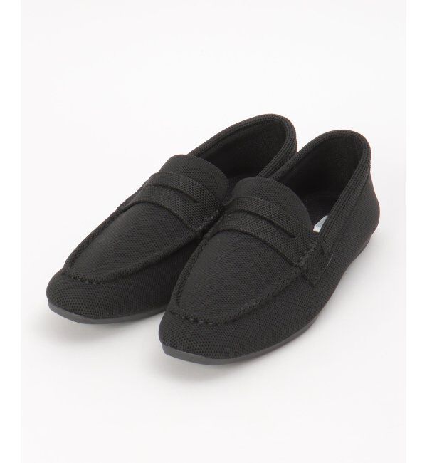ikka「洗えるニットローファー」|その他|ブラック
