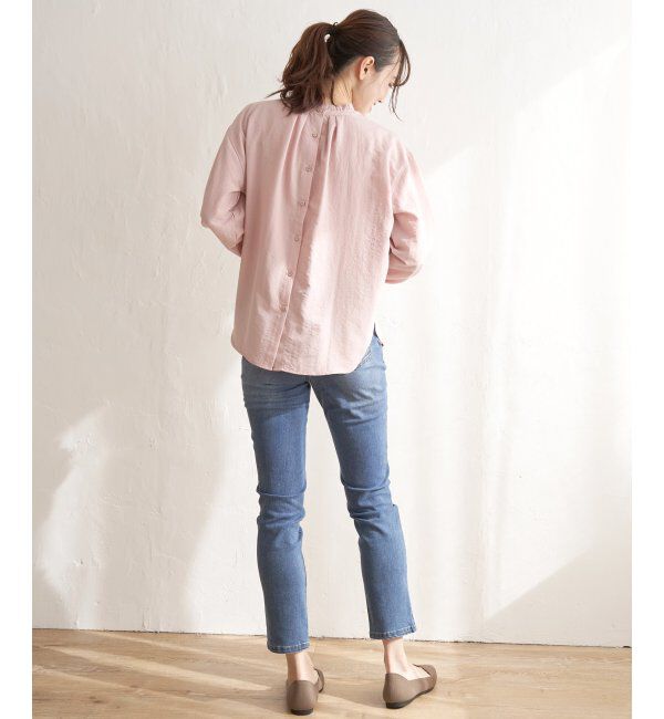 ikka「襟フリル2WAYブラウス」|シャツ・ブラウス|