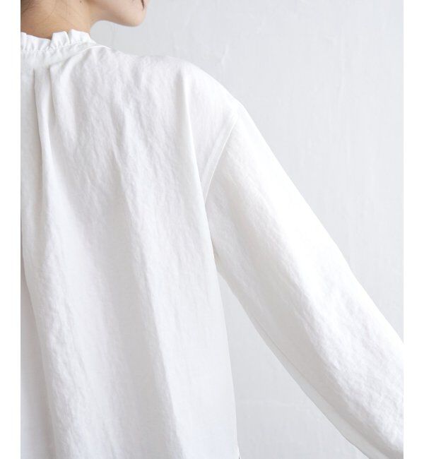 ikka「襟フリル2WAYブラウス」|シャツ・ブラウス|