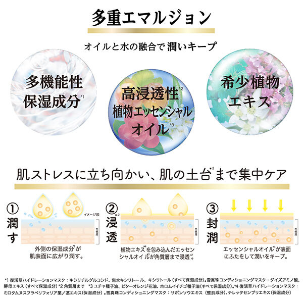  「我的美麗日記（私のきれい日記） 岩薔薇エイジングケアマスク (23ml&times;3枚)」|フェイスマスク・パック|