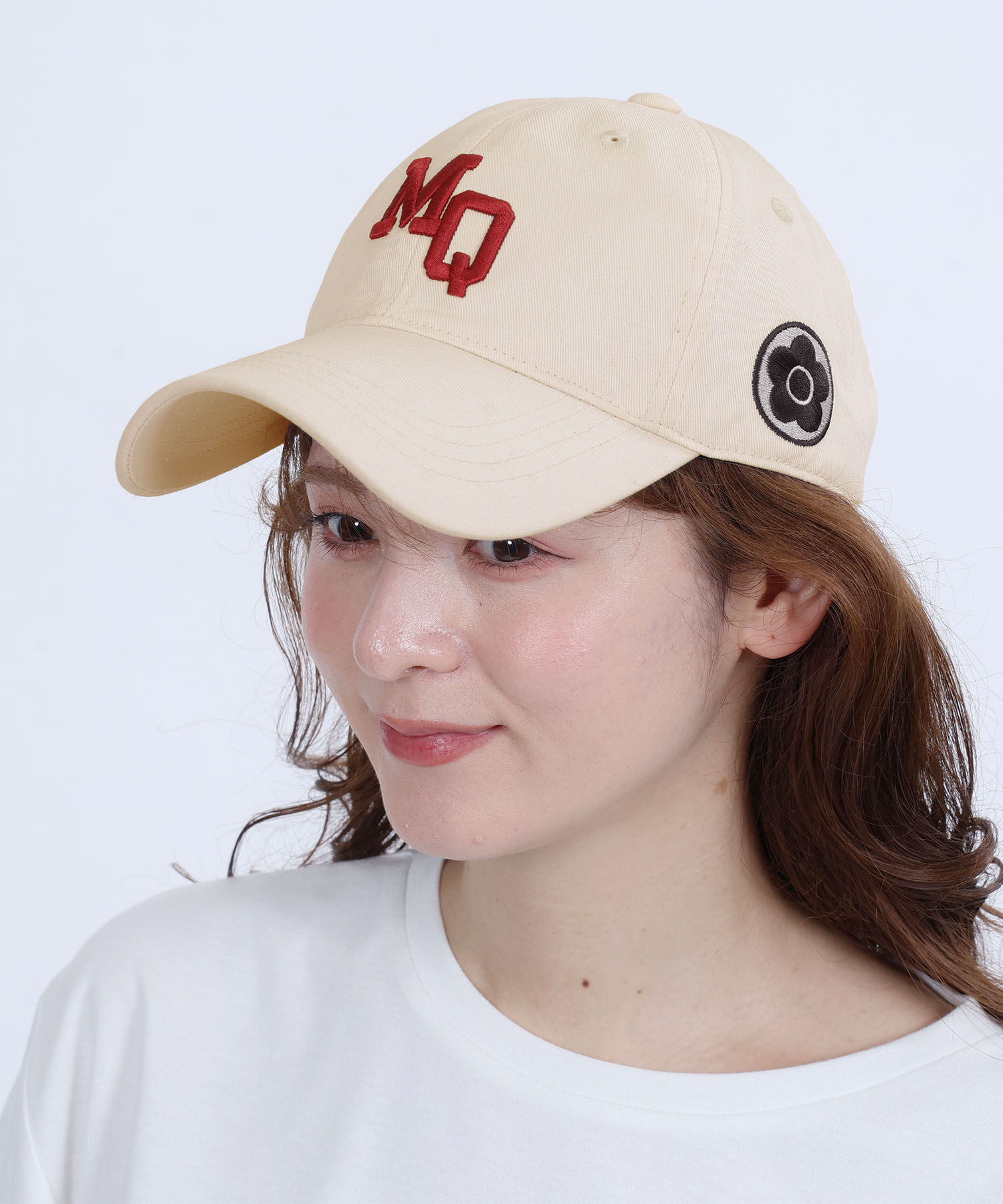 MARY QUANT「MQベースボール キャップ」|キャップ・キャスケット|アイボリー