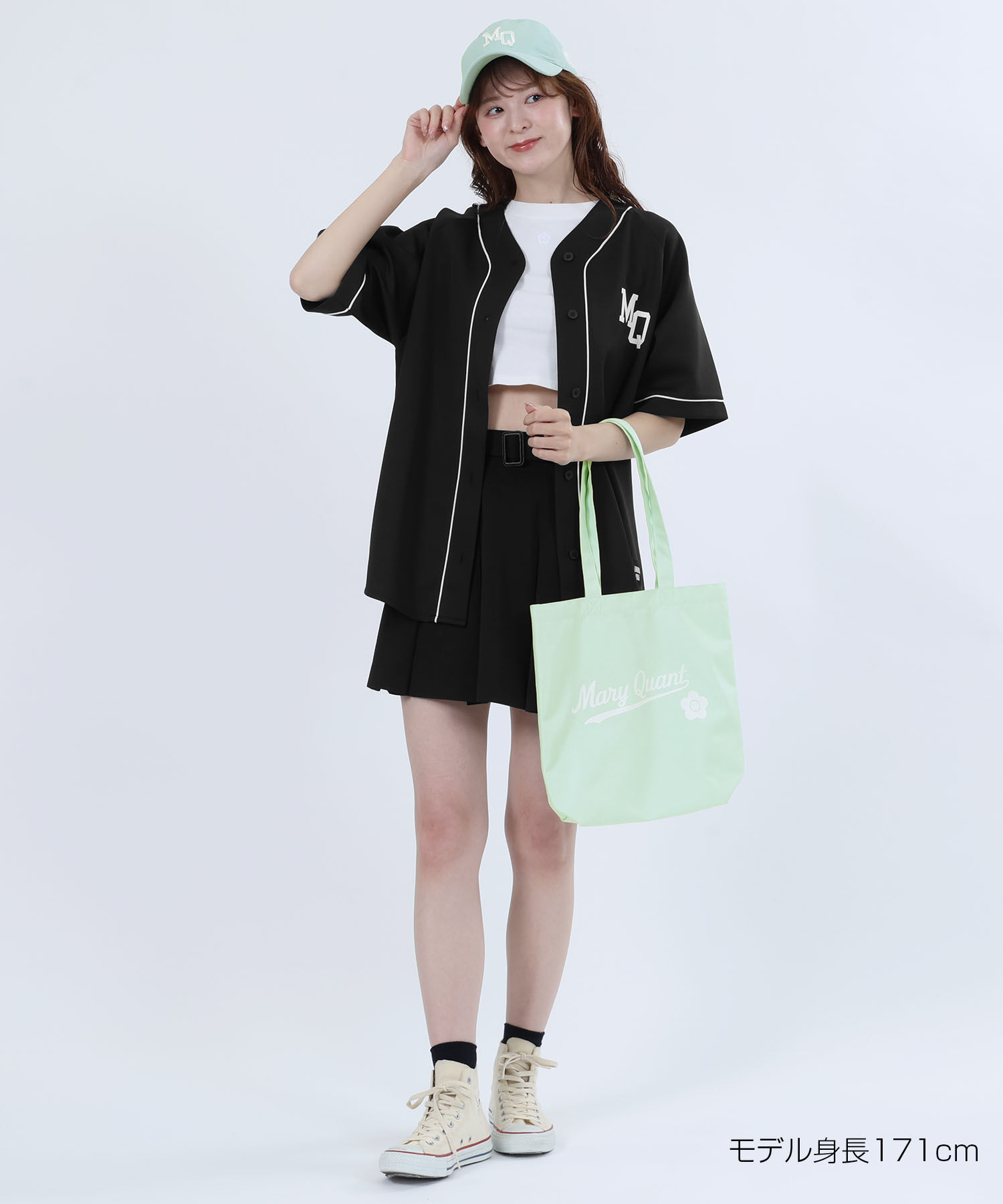 MARY QUANT「ベースボールデザイン シャツ」|Tシャツ・カットソー|