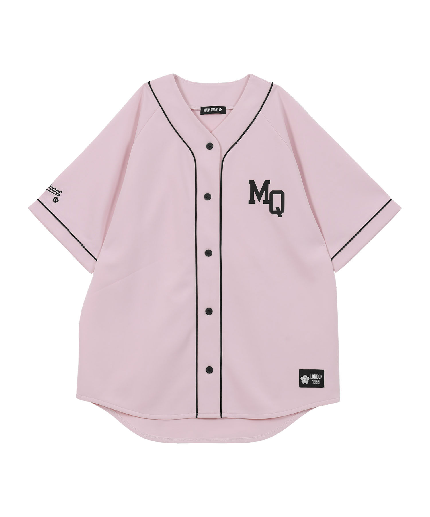 MARY QUANT「ベースボールデザイン シャツ」|Tシャツ・カットソー|ピンク