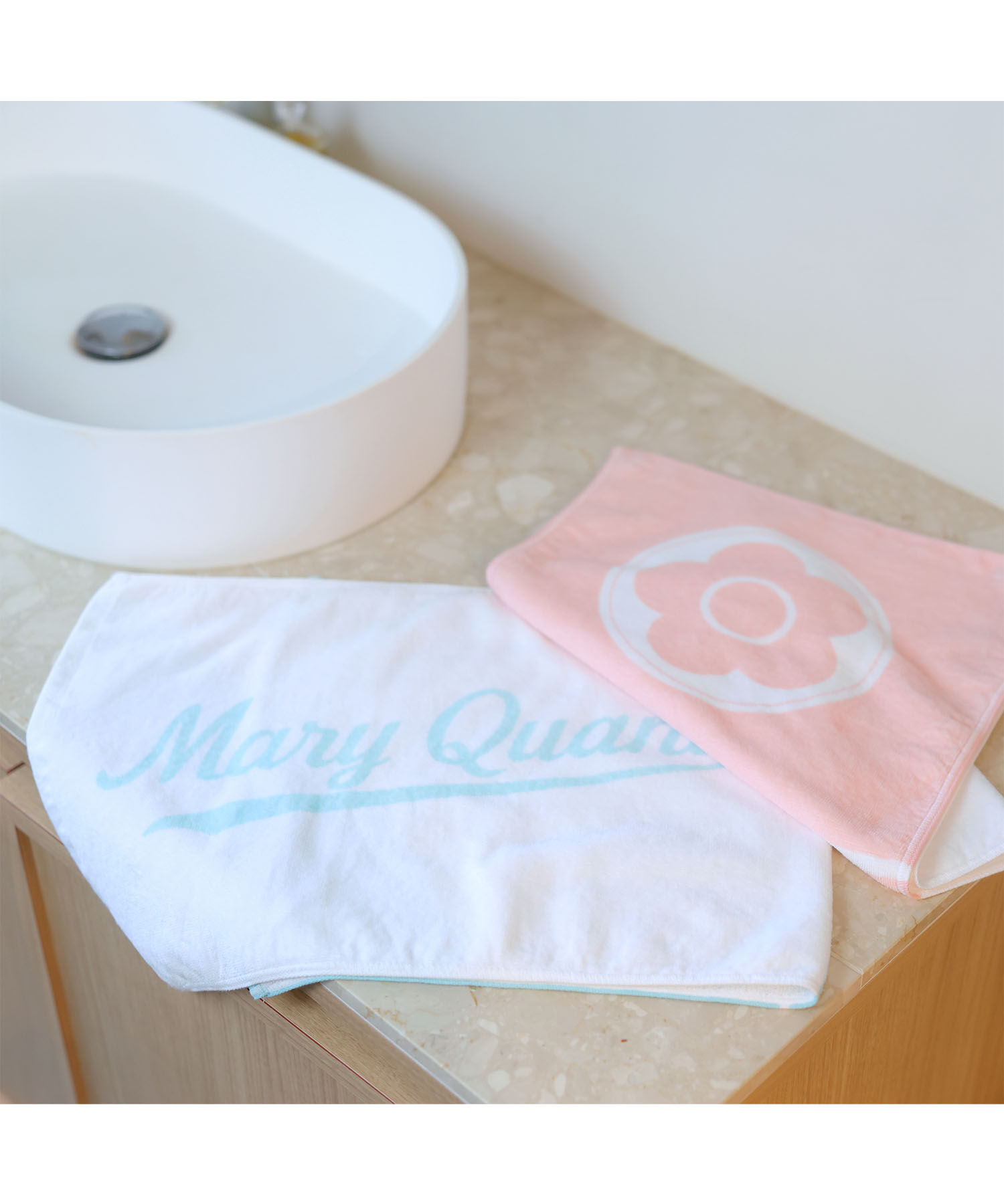 MARY QUANT「ベースボールロゴ タオル」|タオル|