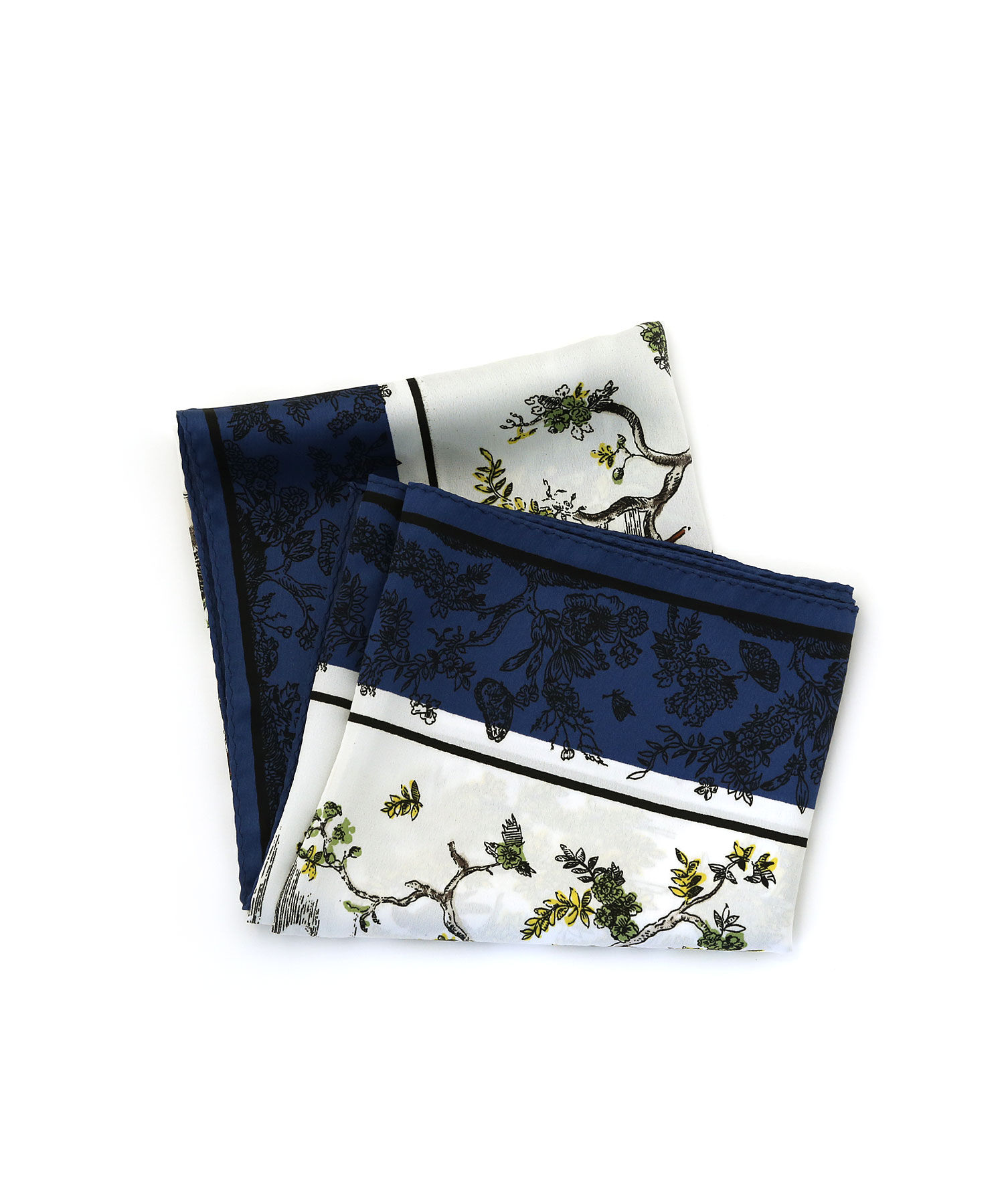 colleca la「ガーデンアート柄 大判スカーフ」|バンダナ・スカーフ|