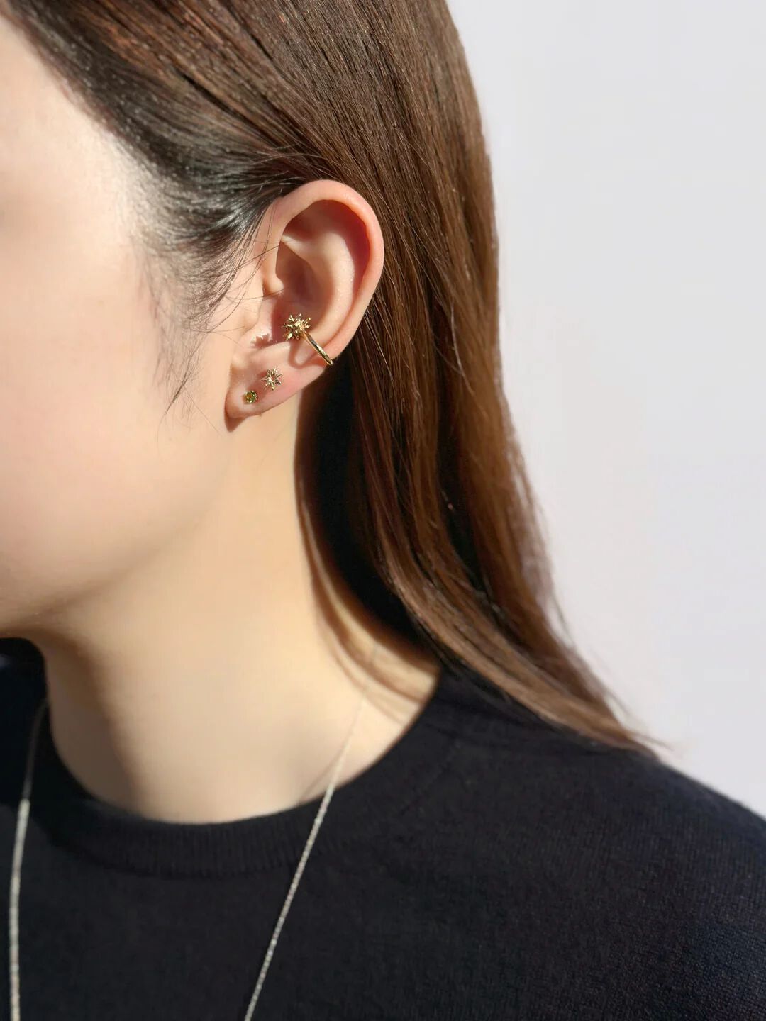 KAORU「スペクトラム ピアス／K10イエローゴールド ペリドット」|ピアス|