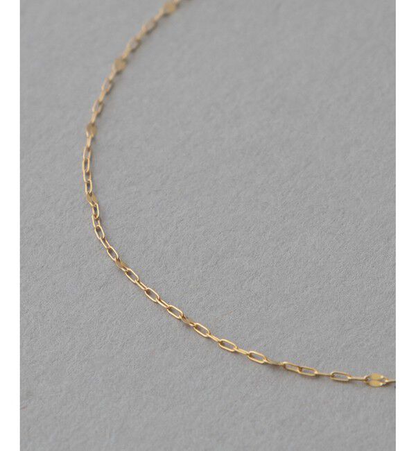 レイヤード] K10YG チェーン ステーション ブレスレット（ete