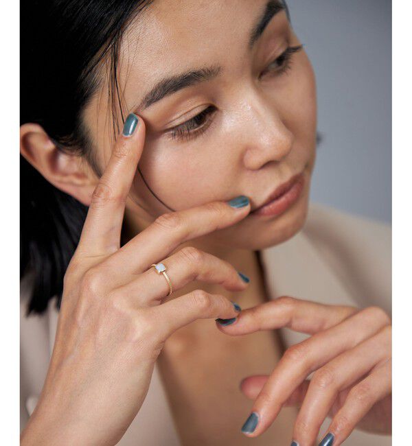 Jouete「[オパール] K10YG リング スクエア」|リング|