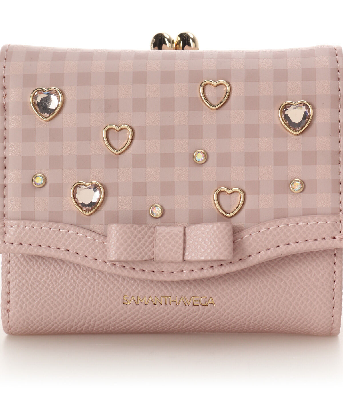 Samantha Vega「ストロベリーギンガム折財布」|財布|