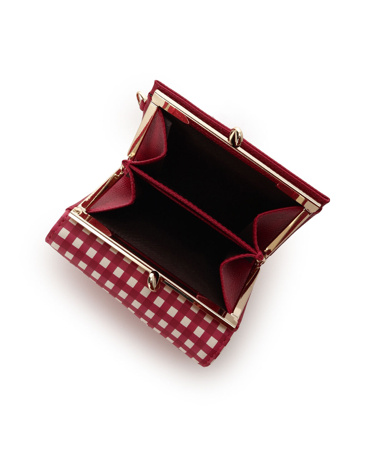 Samantha Vega「ストロベリーギンガム折財布」|財布|