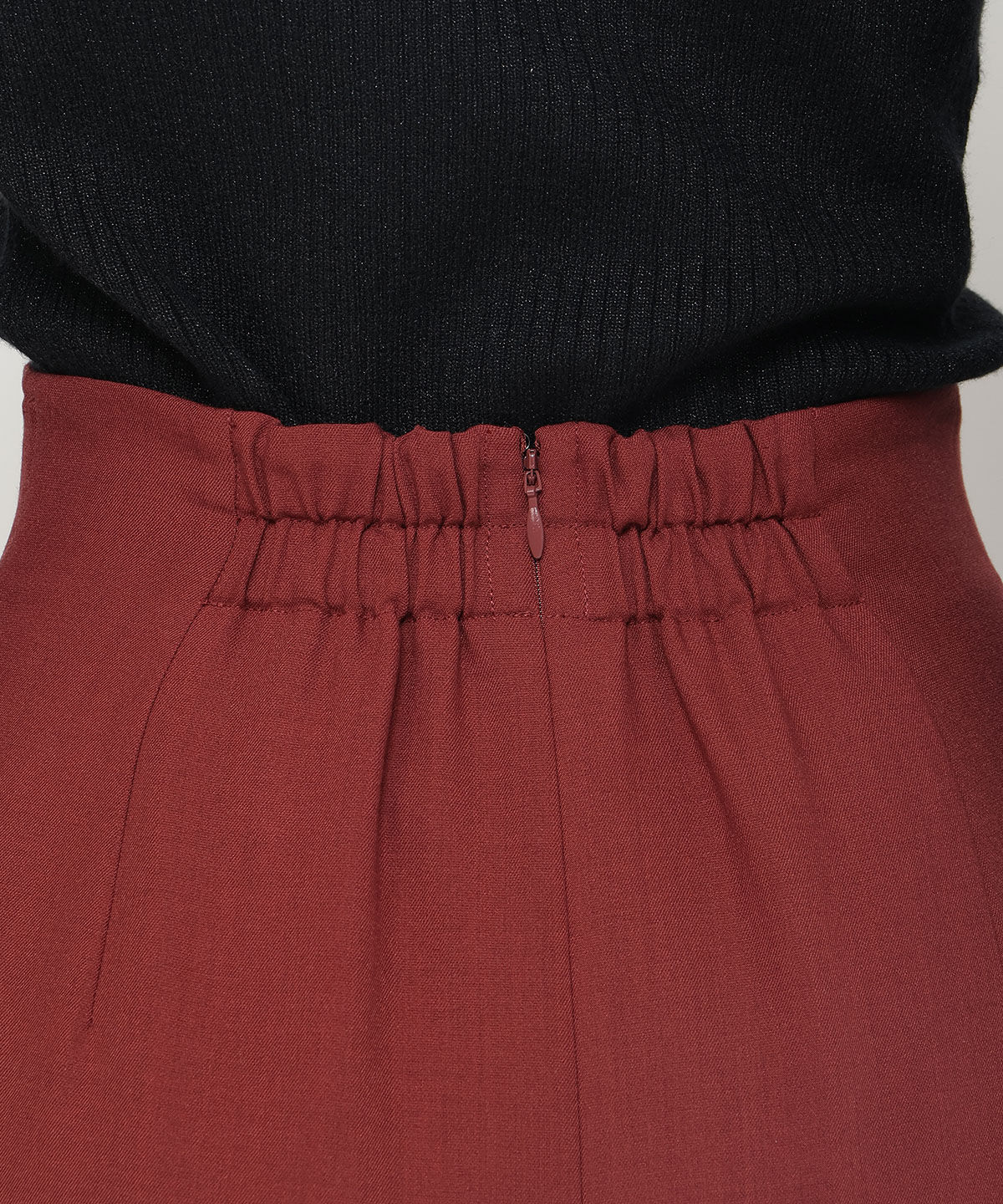 アンドクチュール「フロントレースアップアシメフレアスカート」|フレア|