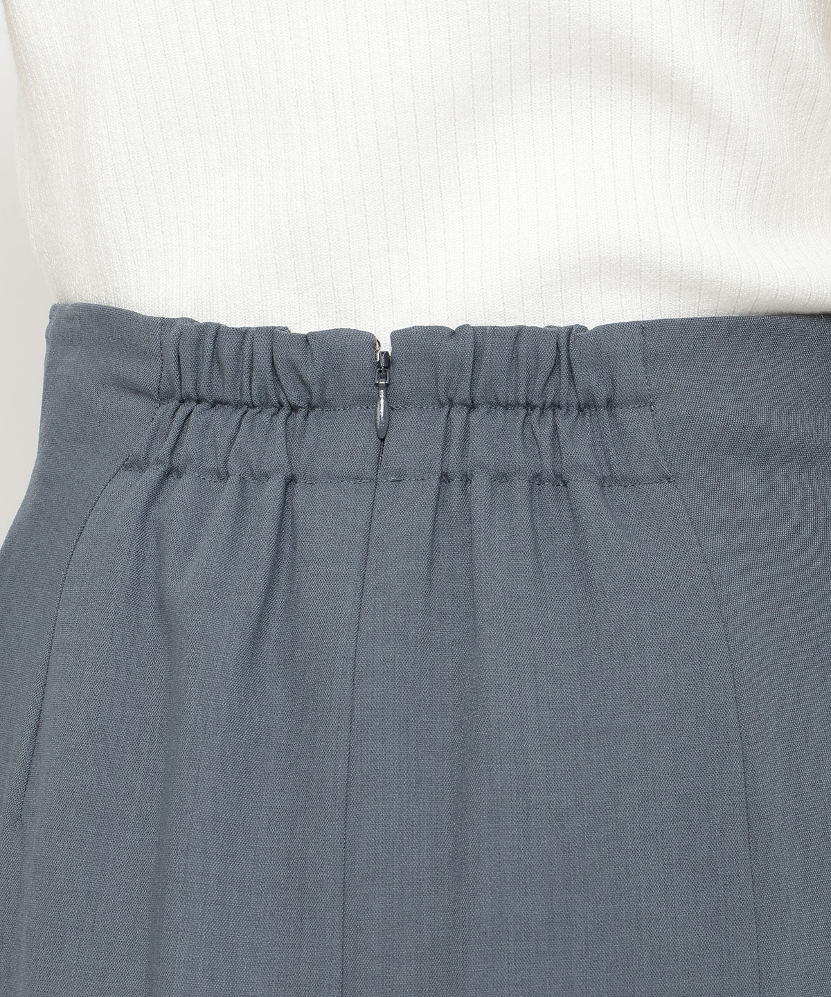 アンドクチュール「フロントレースアップアシメフレアスカート」|フレア|