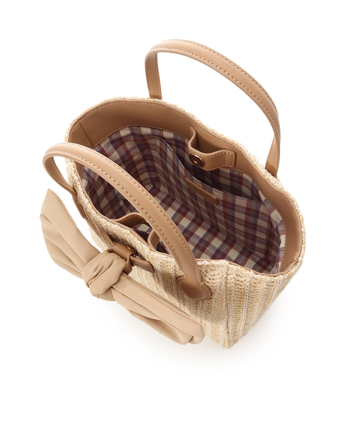 Samantha Thavasa Petit Choice「ビッグリボンかごバッグ」|トートバッグ|