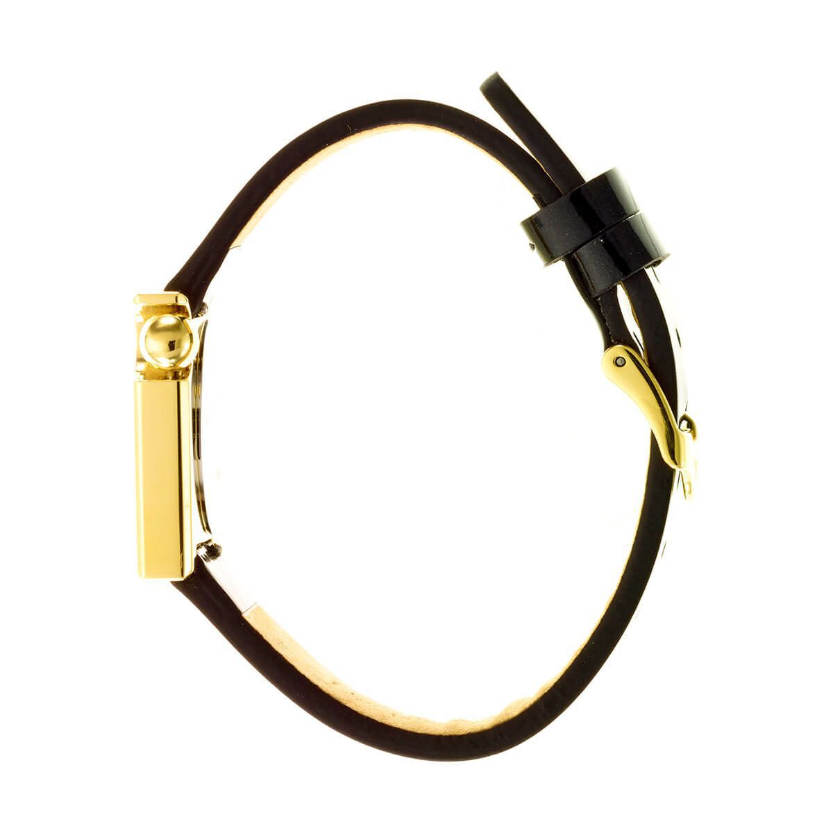 LIP「<LIP (ﾘｯﾌﾟ) > ﾏｯﾊ2000 ﾐﾆ ｺﾞｰﾙﾄﾞ ﾌﾞﾗｯｸﾚｻﾞｰ」|腕時計|