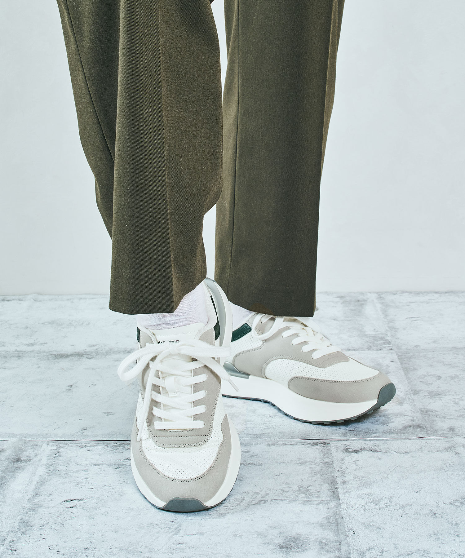 ORiental TRaffic「●2025秋冬新作●パンチングデザインスニーカー/OT5703」|スニーカー|GREY