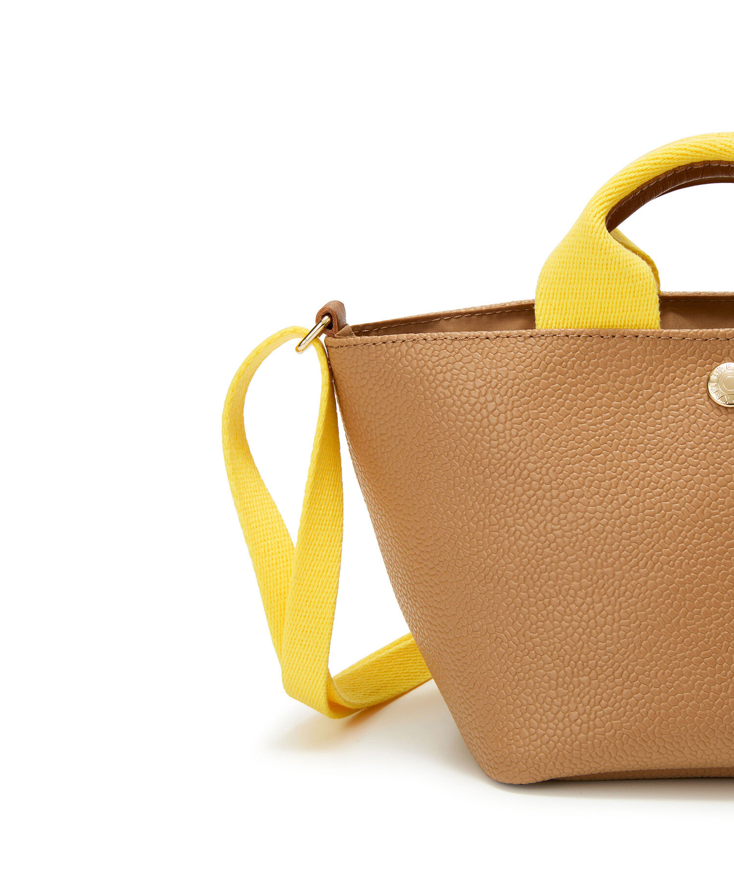 TOPKAPI BREATH「スコッチグレイン ネオレザー ショルダー付き ミニ トートバッグ プレーン」|ショルダー・メッセンジャー|