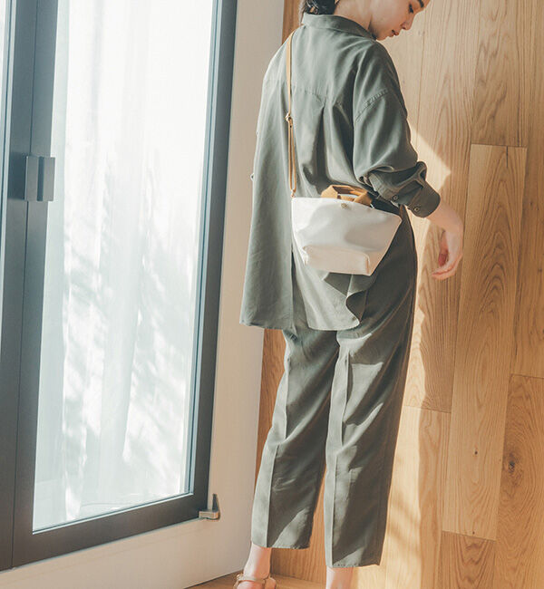 TOPKAPI BREATH「スコッチグレイン ネオレザー ショルダー付き ミニ トートバッグ プレーン」|ショルダー・メッセンジャー|