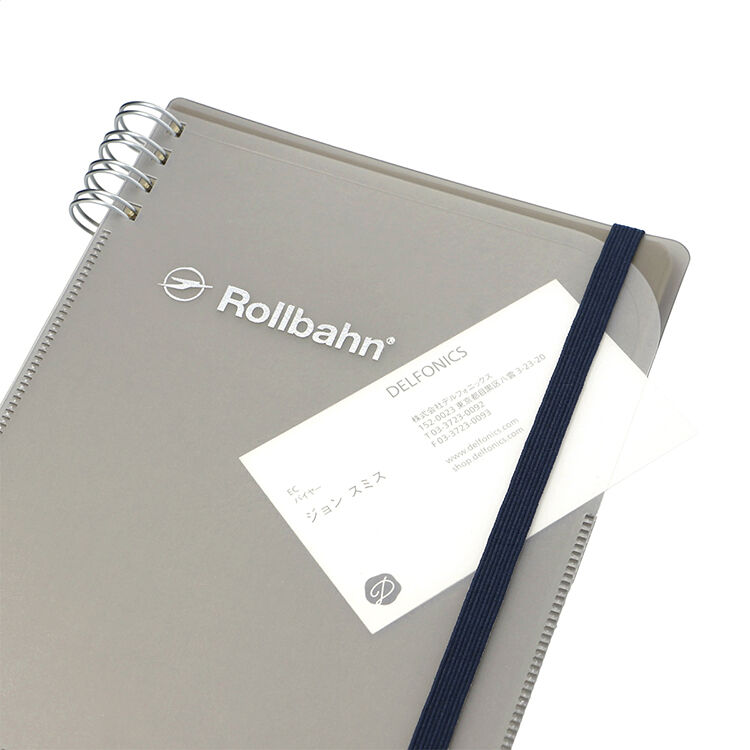 Rollbahn「【旅するロルバーン】ロルバーン フレキシブル カバー 360&deg; クリアポケットA5」|ステーショナリー|