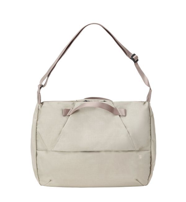 MILESTO「STLAKT ハンドルショルダーバッグ L」|ショルダー・メッセンジャー|グレージュ