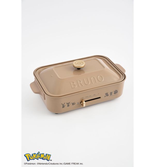 BRUNO「イーブイフレンズ コンパクトホットプレート」|電化製品|ブラウン