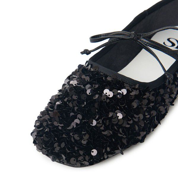 ODETTE E ODILE「＜SY＞スパンコールバレエ フラット10●&uarr;」|バレエシューズ|