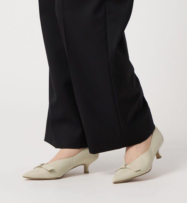 ODETTE E ODILE「ソフトVリボン パンプス40&darr;&uarr;」|パンプス|