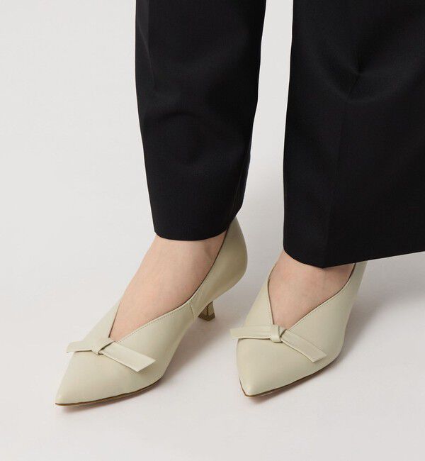 ODETTE E ODILE「ソフトVリボン パンプス40&darr;&uarr;」|パンプス|