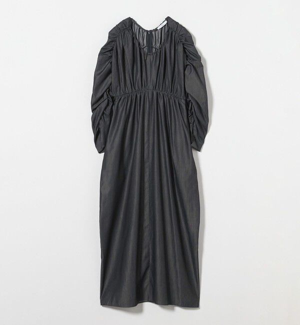ASTRAET「＜ASTRAET＞デニムライク ギャザー ワンピース」|ワンピース|