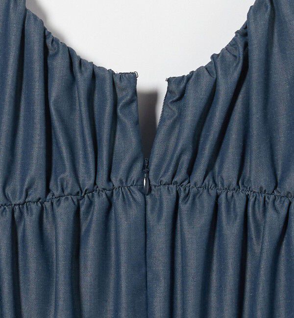 ASTRAET「＜ASTRAET＞デニムライク ギャザー ワンピース」|ワンピース|