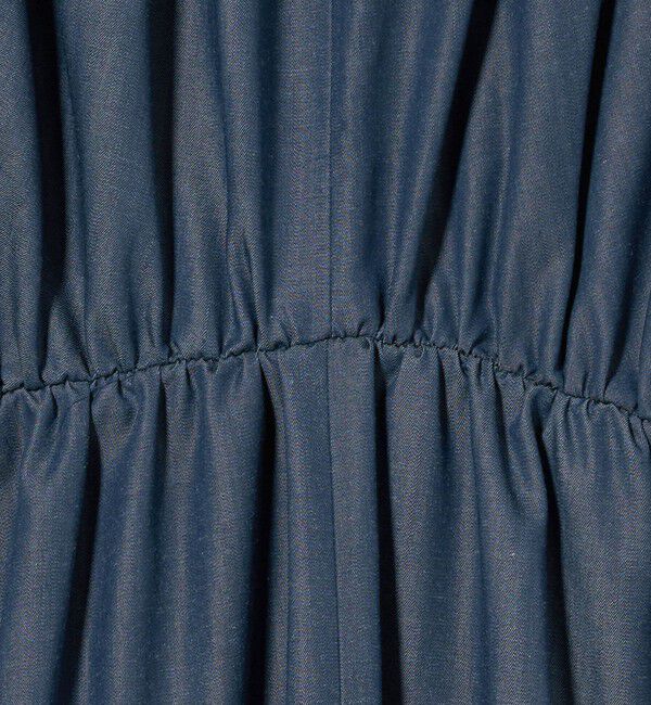 ASTRAET「＜ASTRAET＞デニムライク ギャザー ワンピース」|ワンピース|