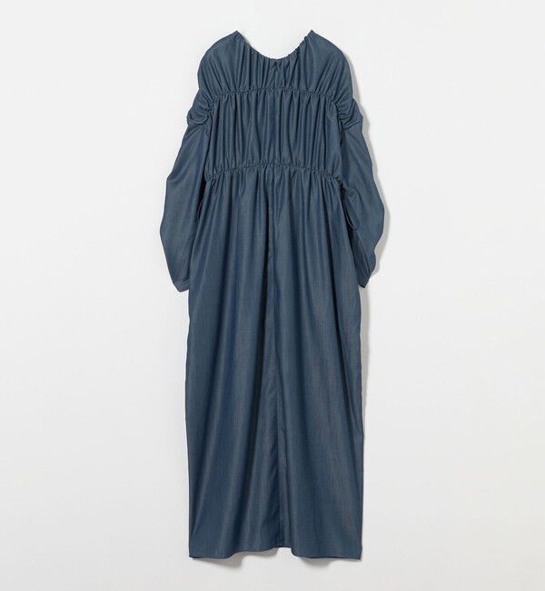 ASTRAET「＜ASTRAET＞デニムライク ギャザー ワンピース」|ワンピース|