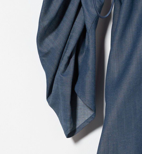 ASTRAET「＜ASTRAET＞デニムライク ギャザー ワンピース」|ワンピース|