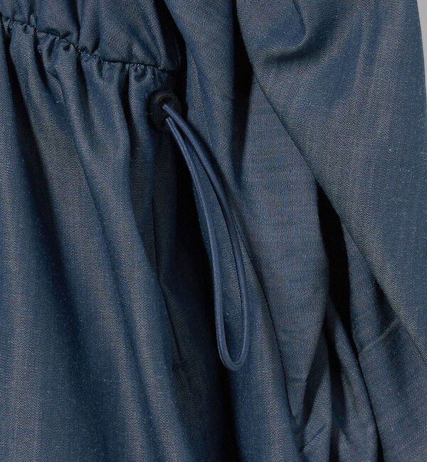 ASTRAET「＜ASTRAET＞デニムライク ギャザー ワンピース」|ワンピース|