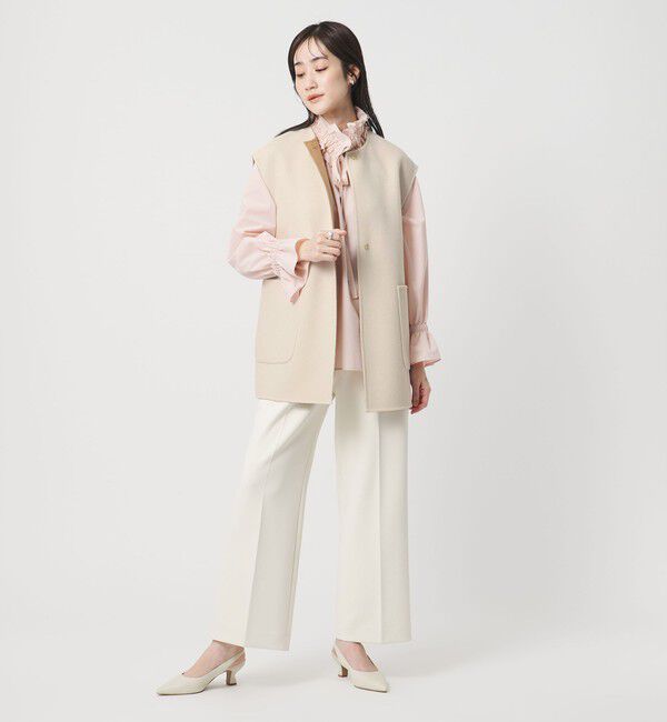 UNITED ARROWS「バイカラー リバー ベスト」|ダウンベスト・ベスト|