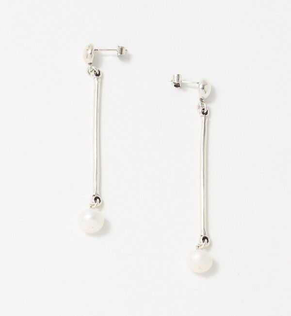UNITED ARROWS「＜PHILIPPE AUDIBERT＞NINA イミテーションパール ピアス」|ピアス|SILVER