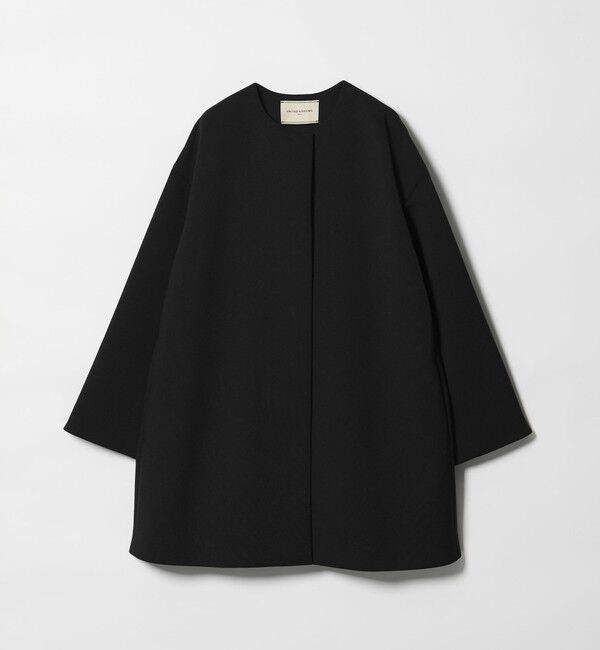 UNITED ARROWS「SPONGY Aライン ミドルコート」|ノーカラーコート|